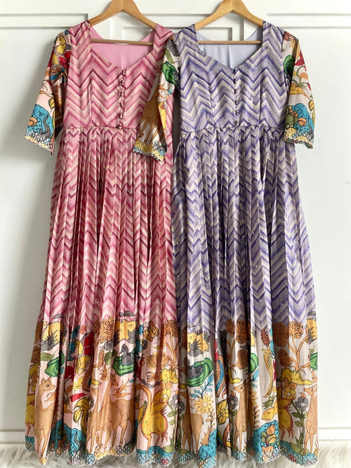 Chevron Charm Flare Gown