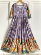Chevron Charm Flare Gown