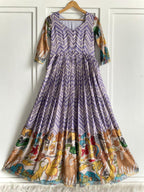 Chevron Charm Flare Gown