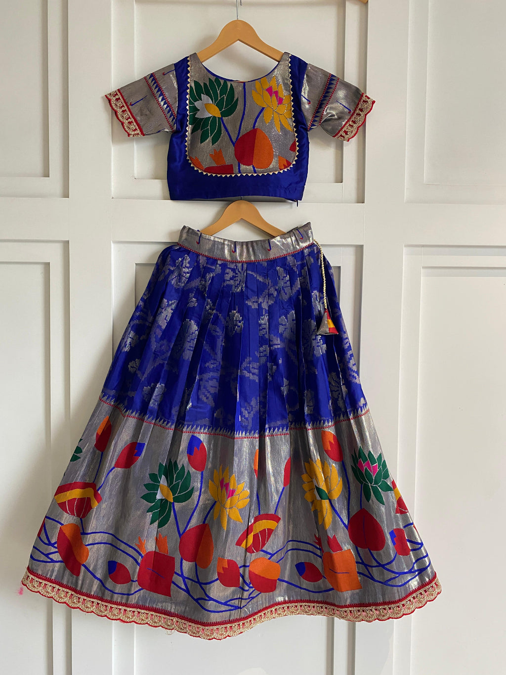 Anaya Silk Blend Skirt & Top Set
