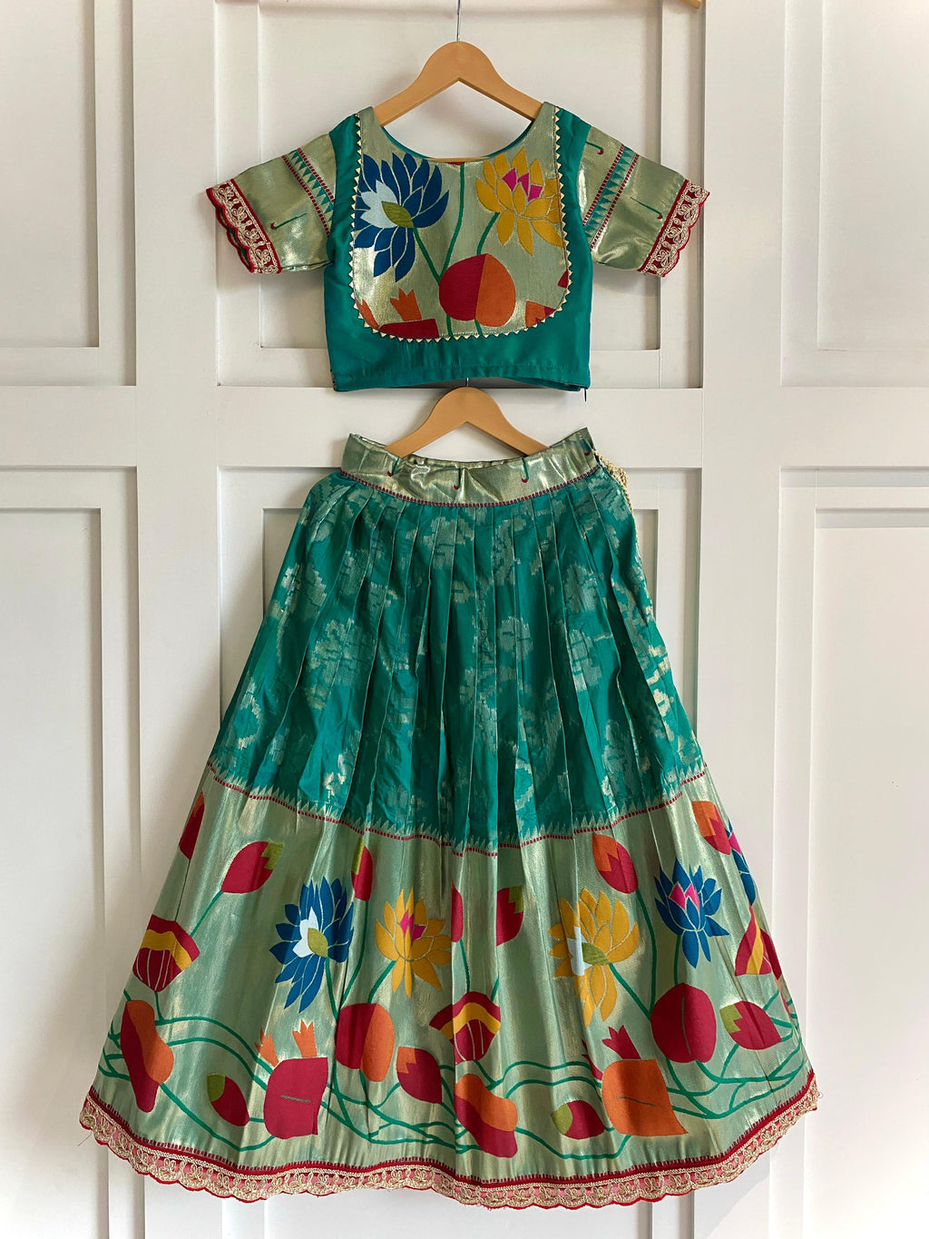 Anaya Silk Blend Skirt & Top Set