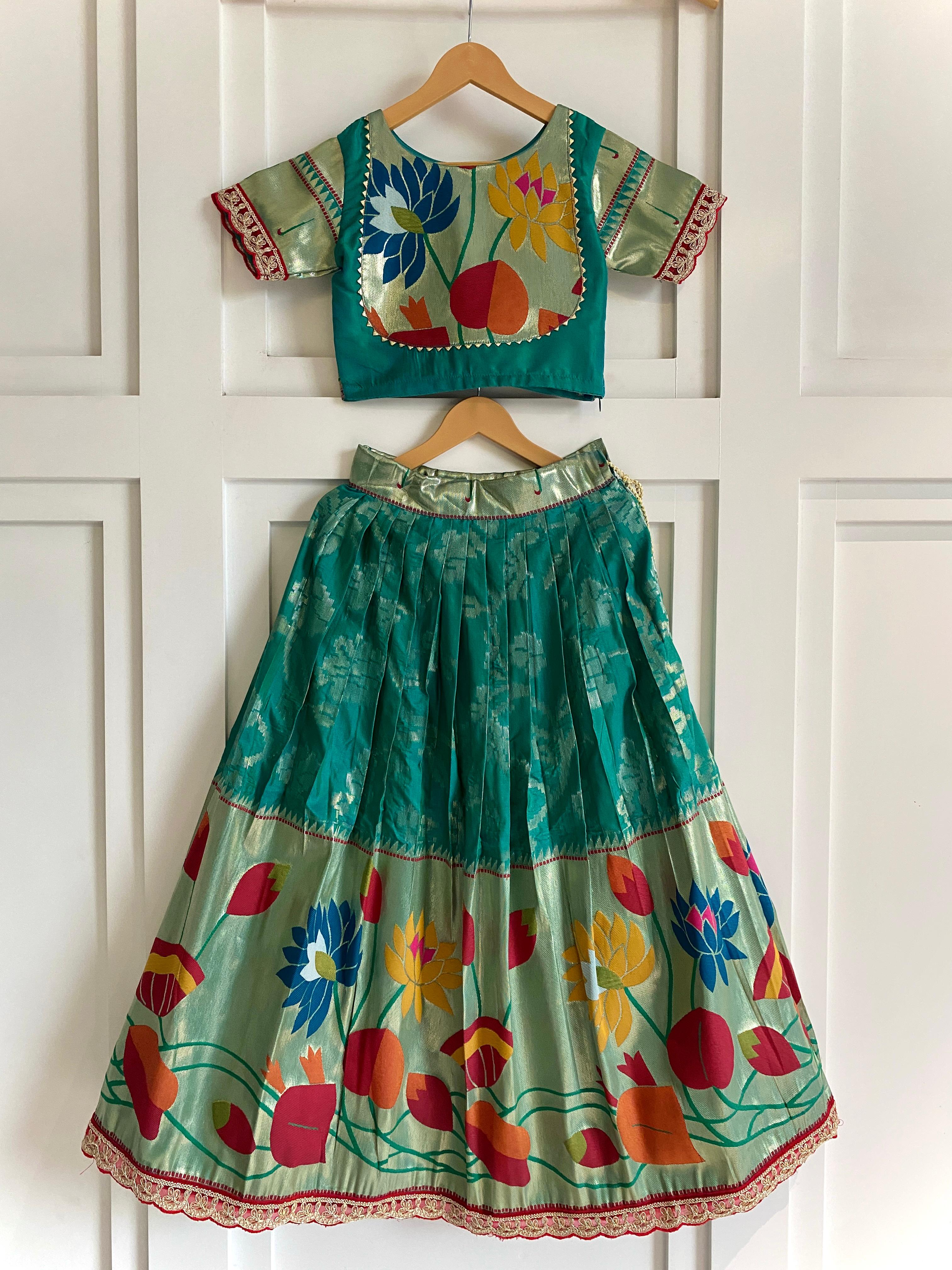 Anaya Silk Blend Skirt & Top Set