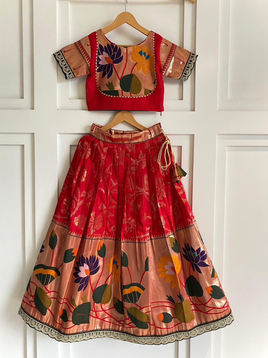 Anaya Silk Blend Skirt & Top Set