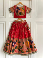 Anaya Silk Blend Skirt & Top Set