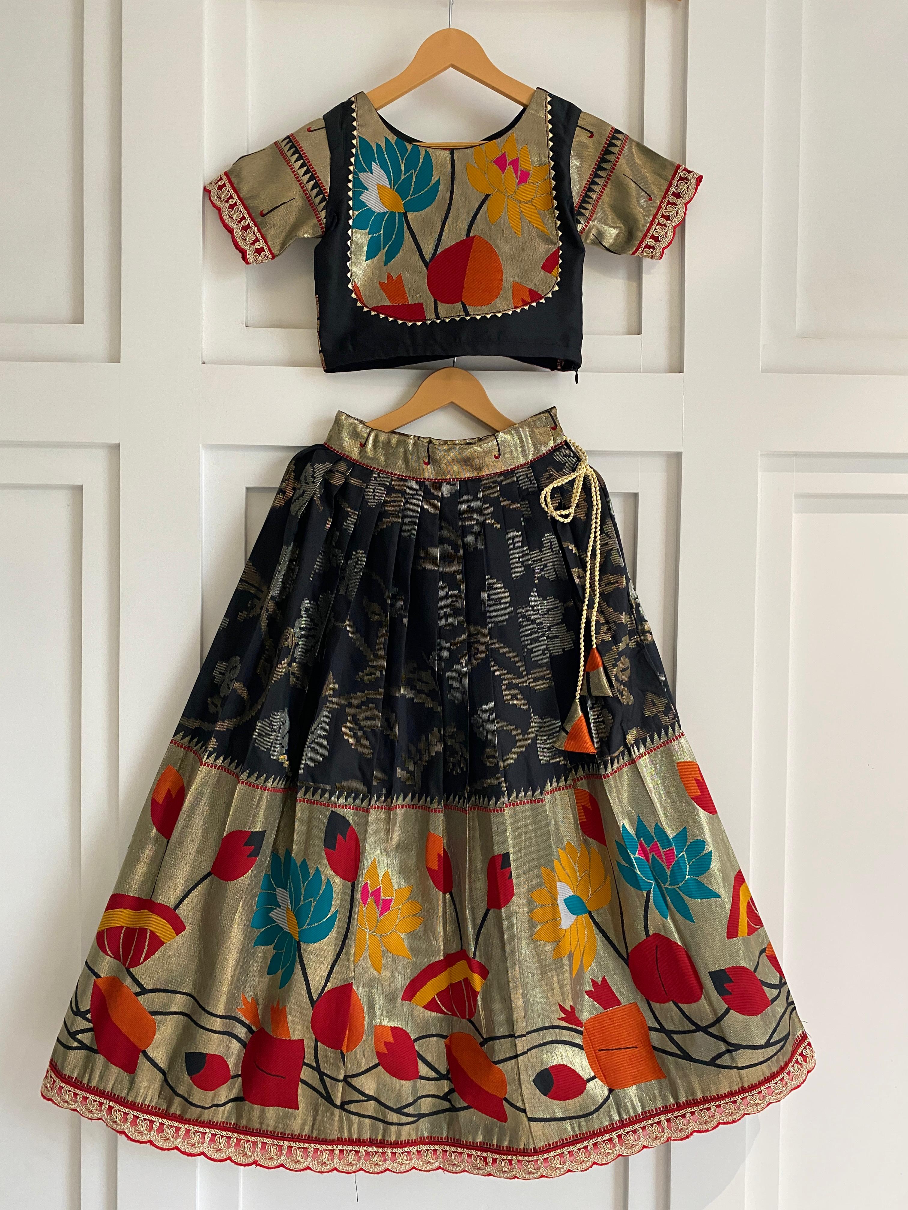 Anaya Silk Blend Skirt & Top Set