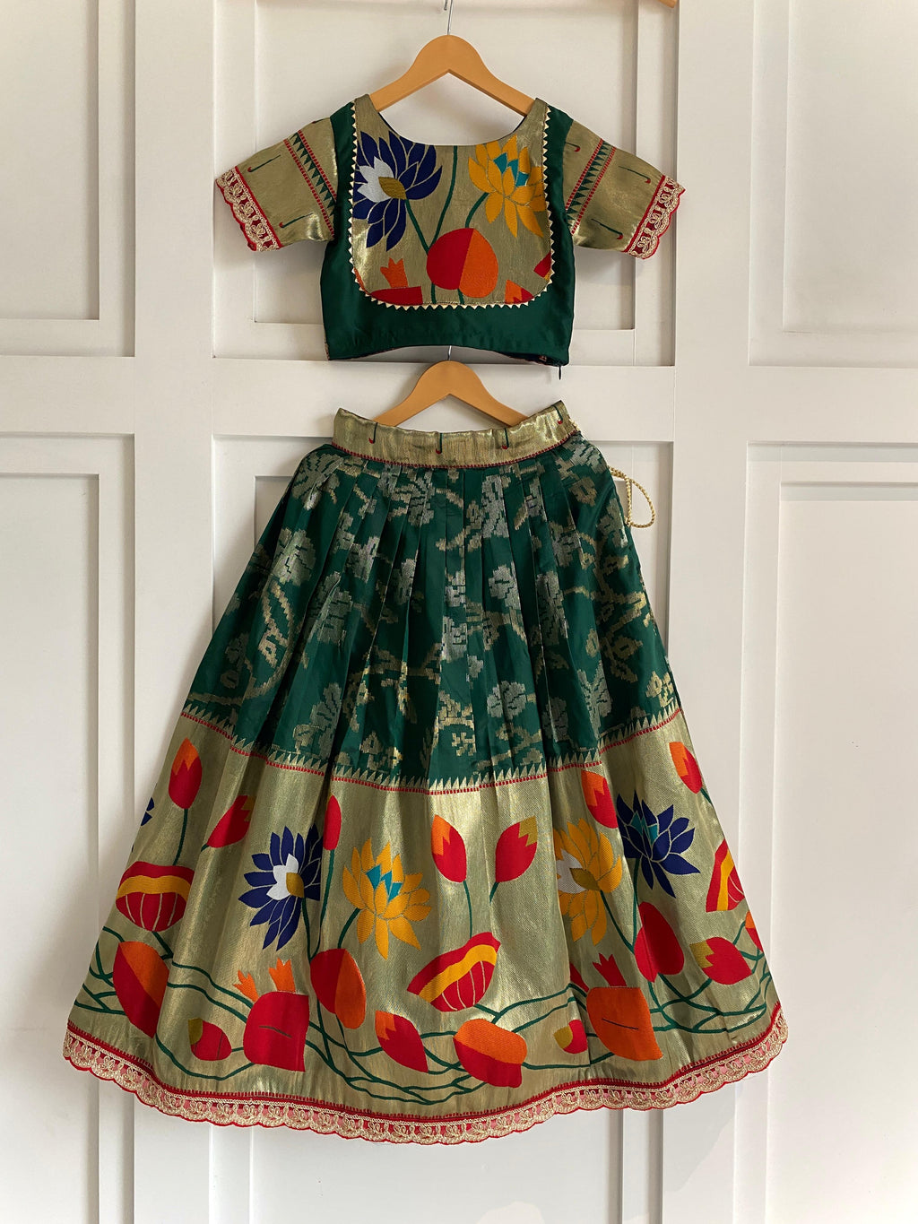 Anaya Silk Blend Skirt & Top Set