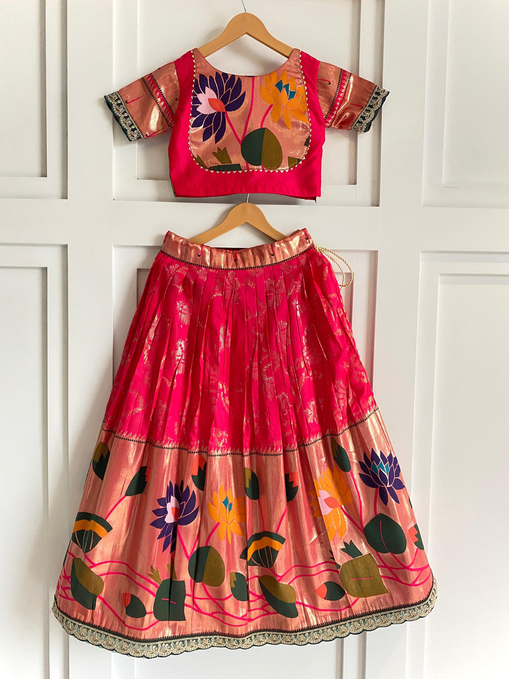 Anaya Silk Blend Skirt & Top Set