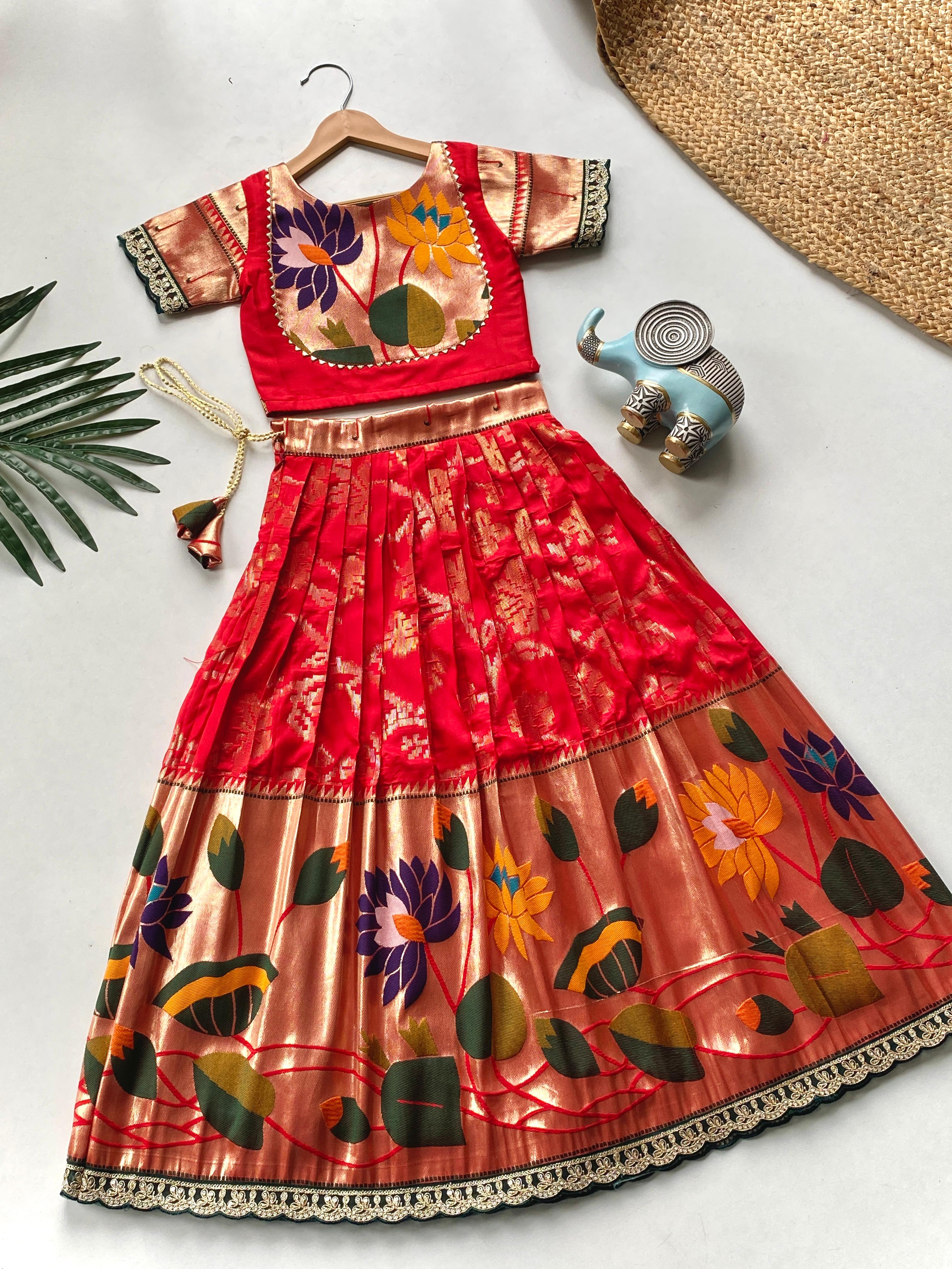 Anaya Silk Blend Skirt & Top Set