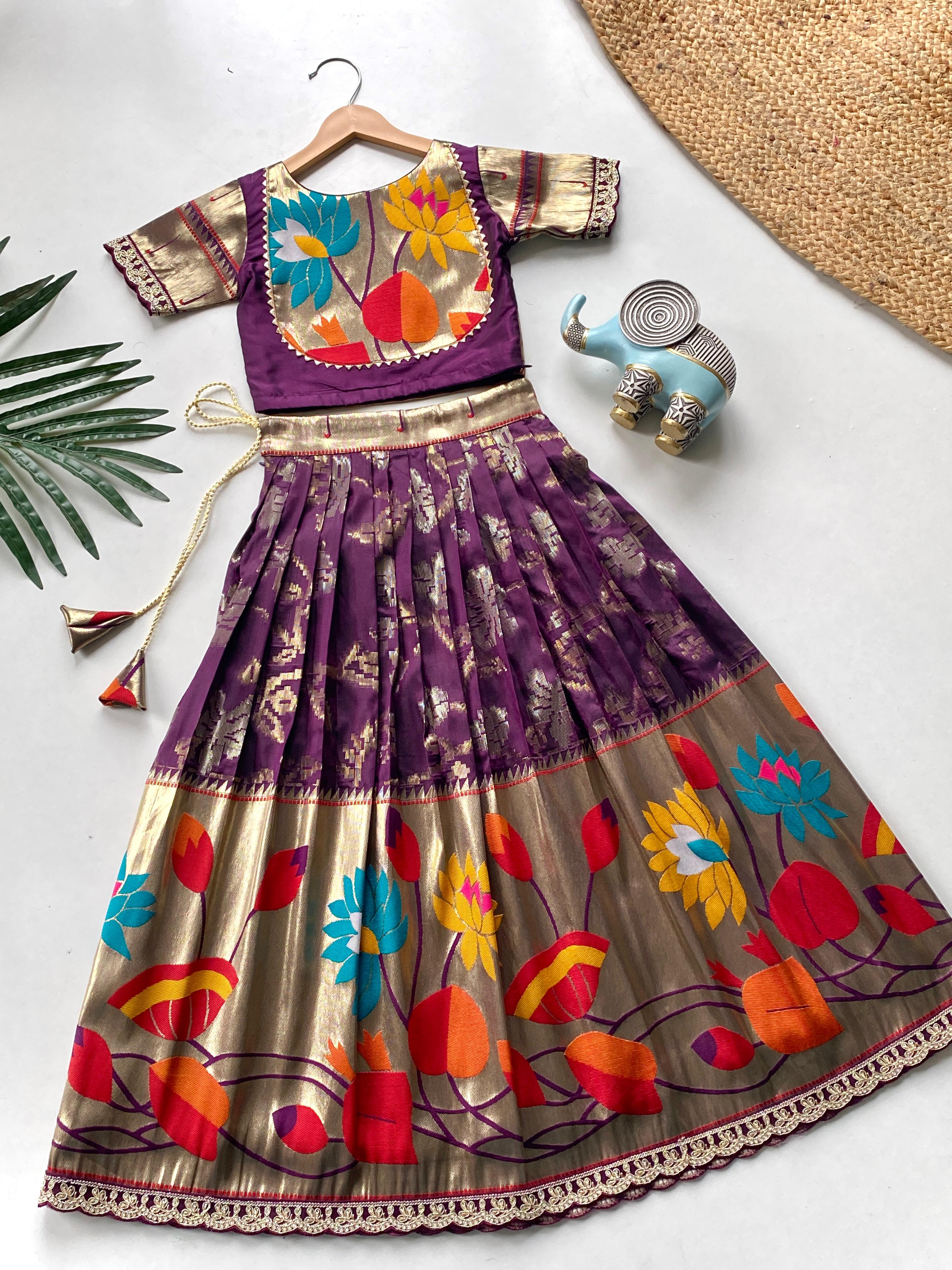 Anaya Silk Blend Skirt & Top Set