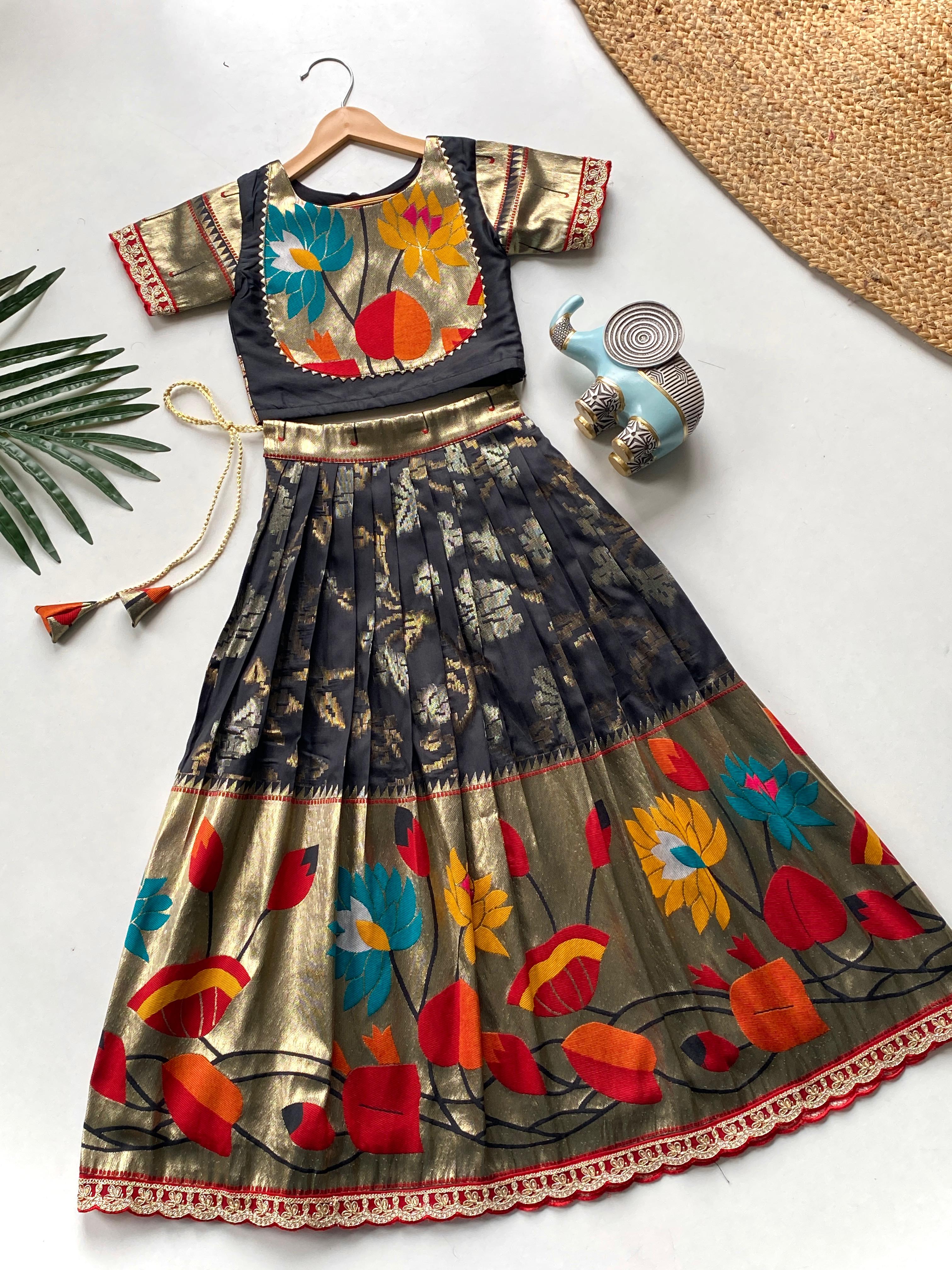 Anaya Silk Blend Skirt & Top Set