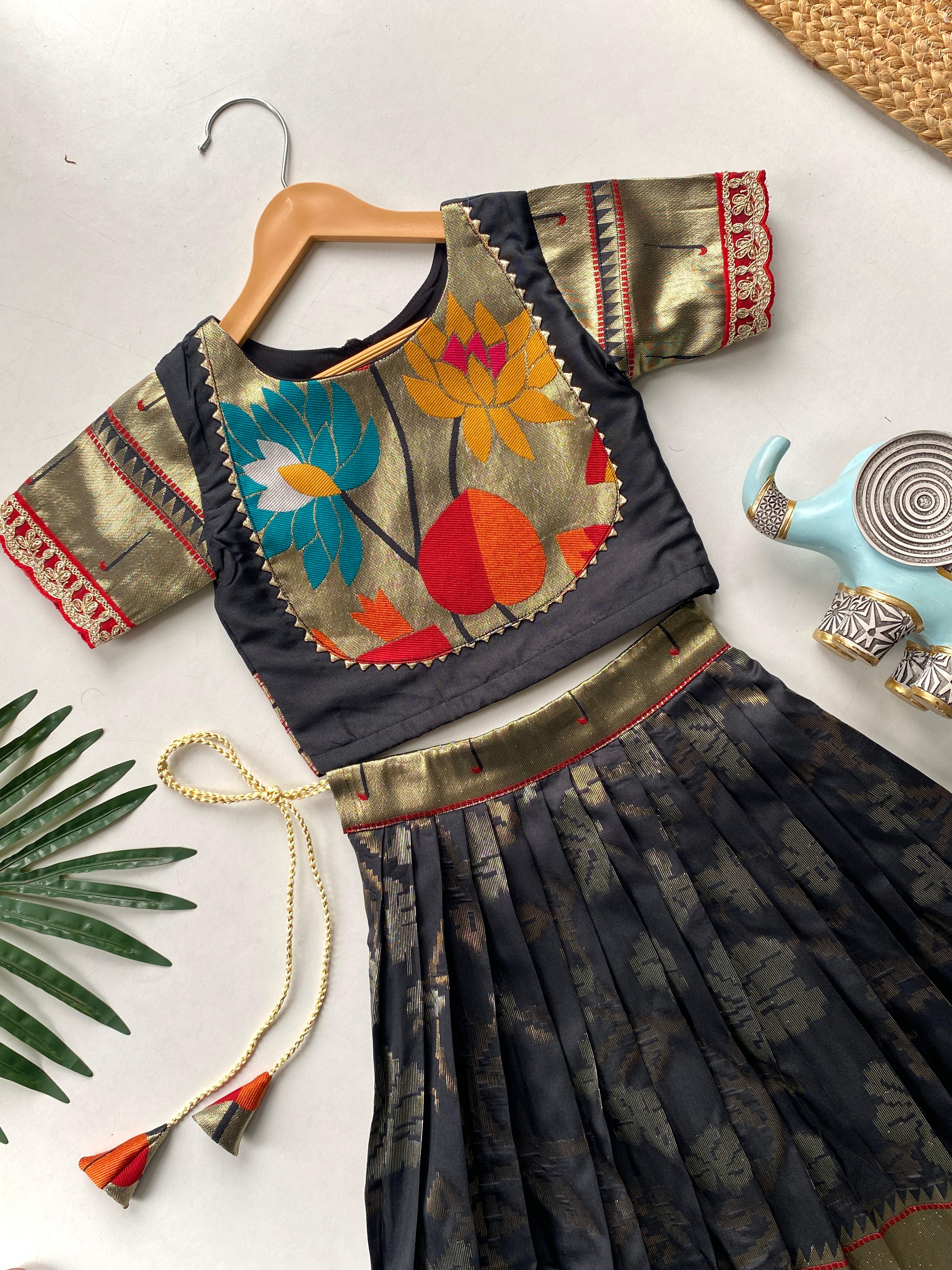 Anaya Silk Blend Skirt & Top Set