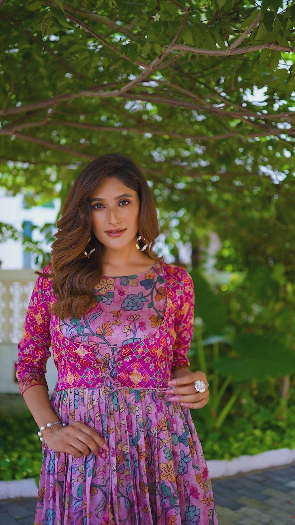Noor Patola Fusion Gown